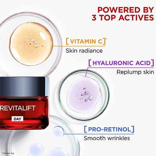 Ansiktspleie dagkrem Revitalift Laser X3 åpen krukke